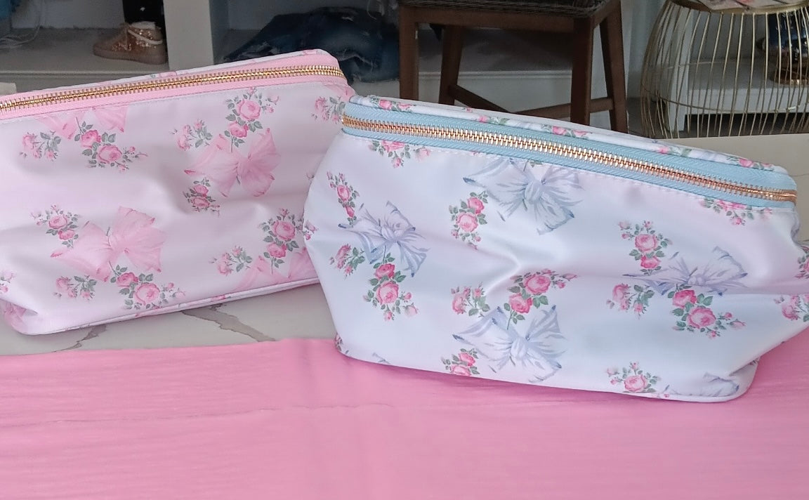 Floral Make Up Toiletry Bag