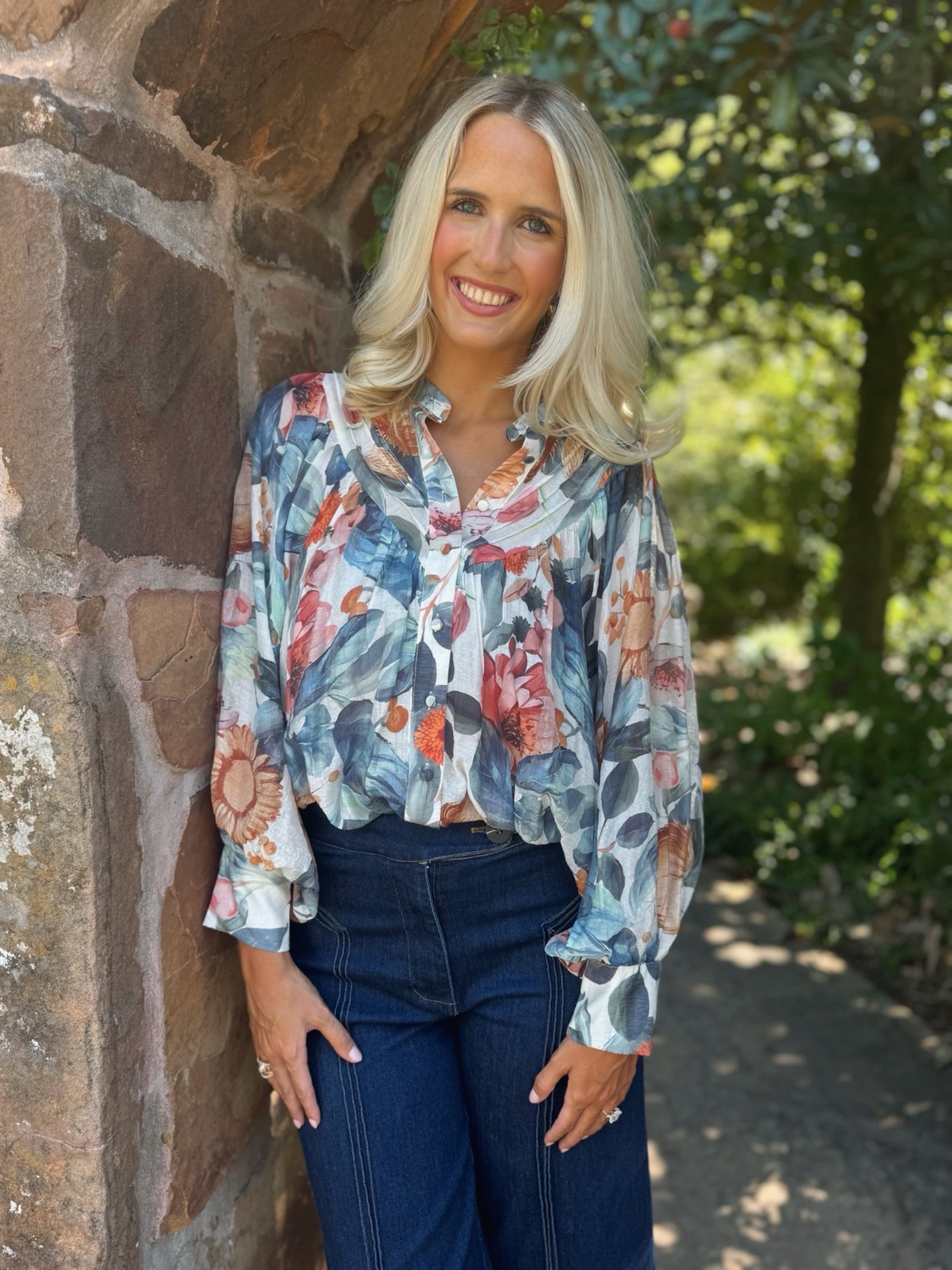 Multi Floral Blouse