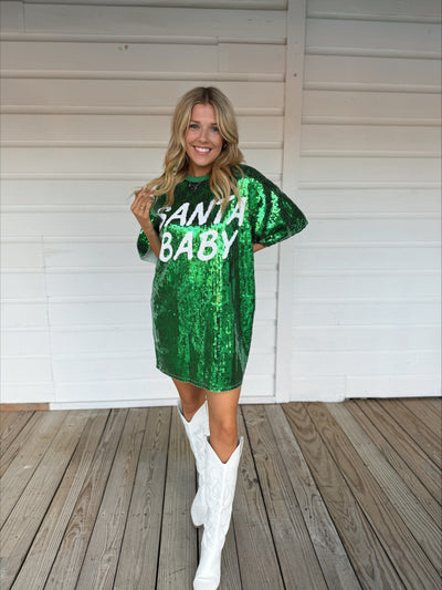 Santa Baby Sequin Dress