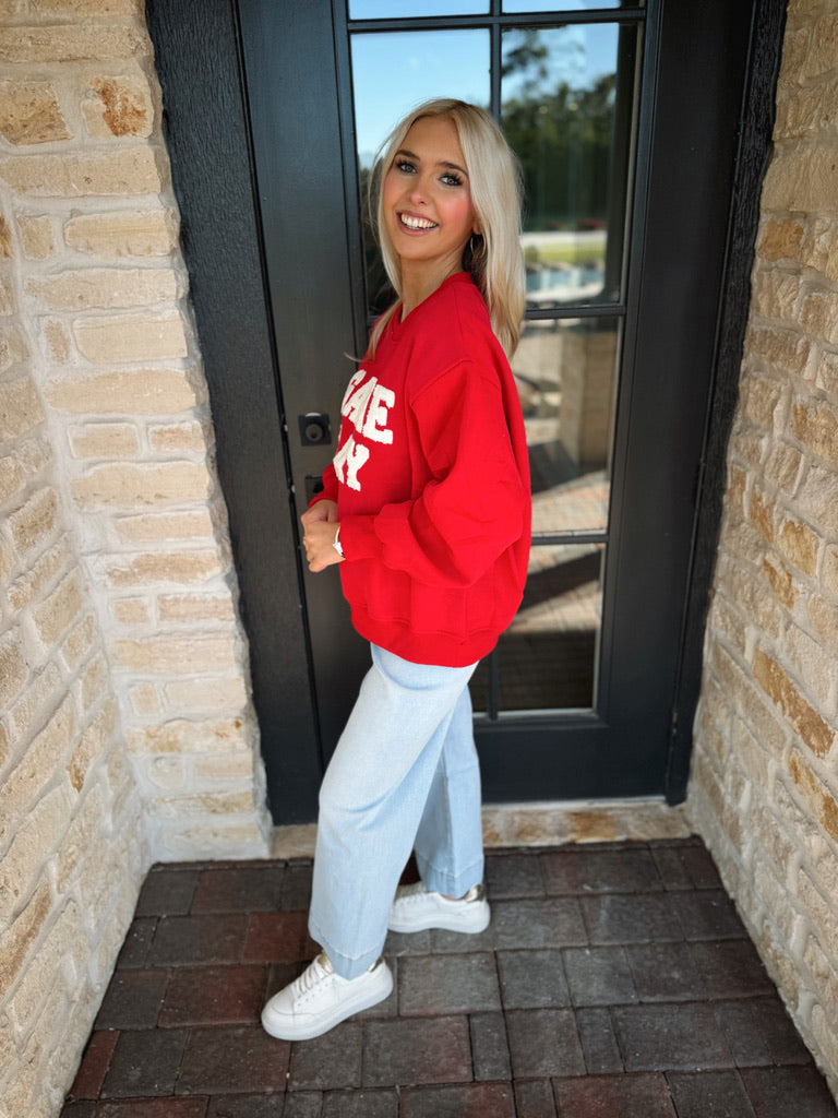 Red Game Day Sweatshirt