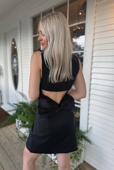 Black Collared Dress