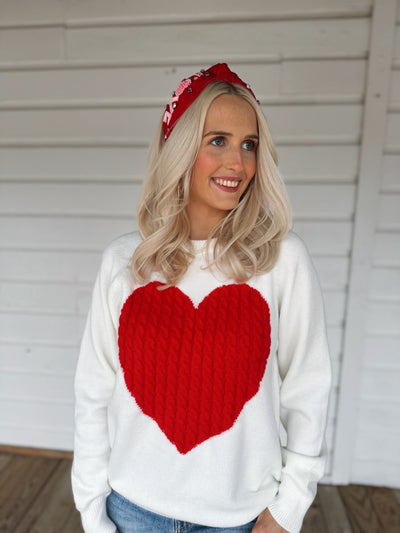 Red Heart Sweater