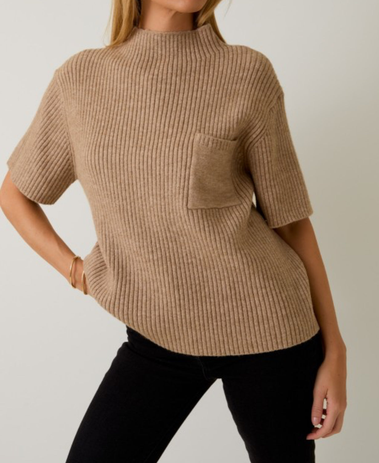Mocha Pocket Sweater