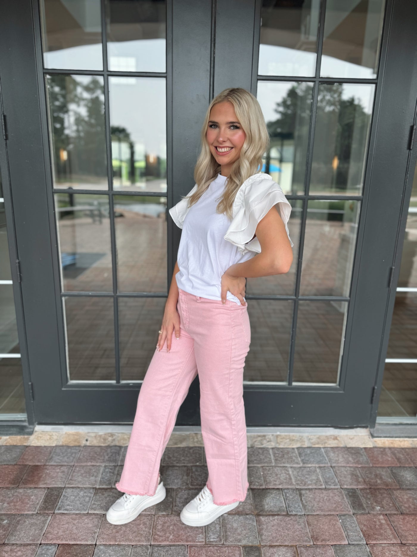 Light Pink Denim Pants