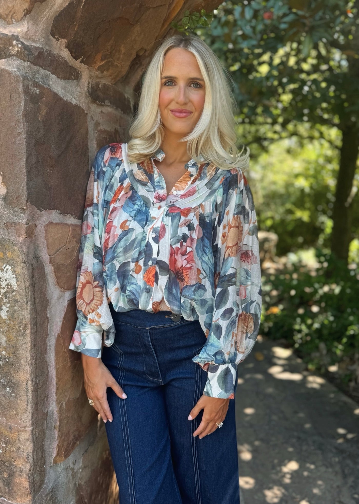 Multi Floral Blouse