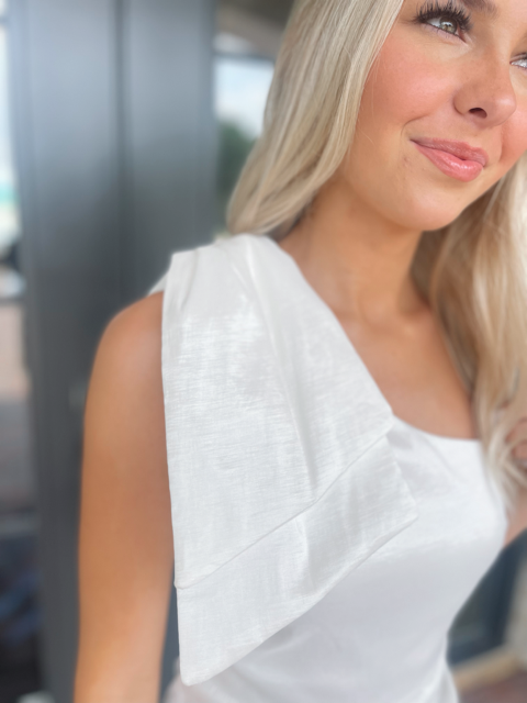 White Bow Dress