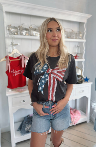 America Bow Graphic T-Shirt