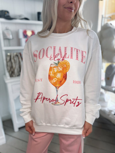 Drink Club Sweatshirt Aperol Spritz