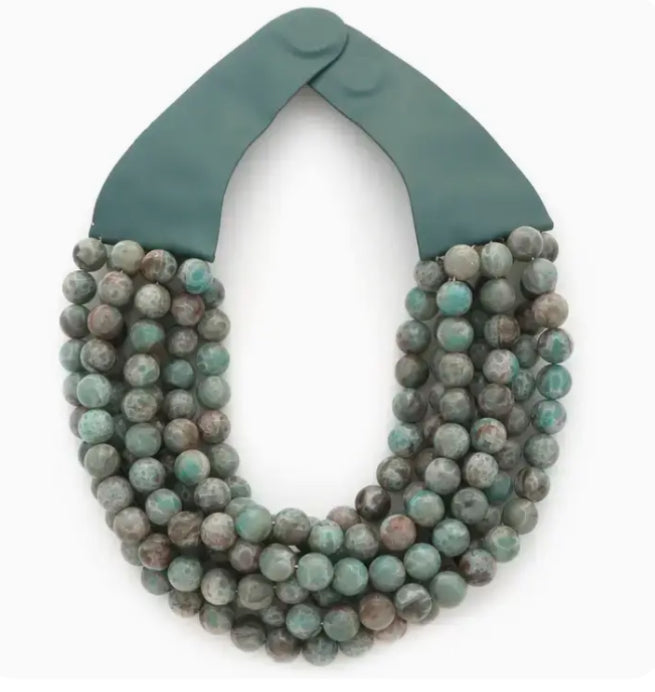 Chunky Beaded Layered Necklace