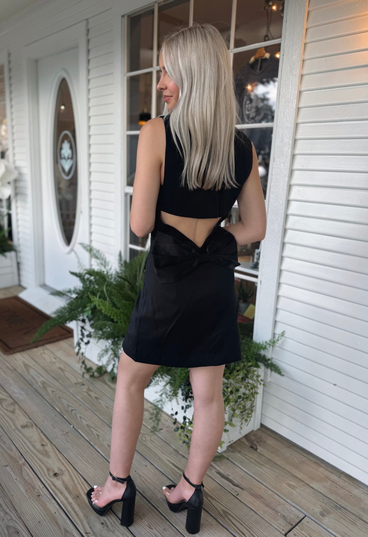 Black Collared Dress