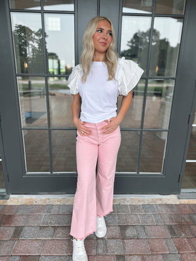 Light Pink Denim Pants