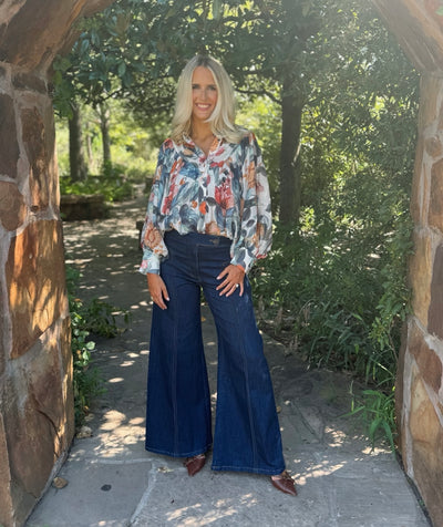 Multi Floral Blouse