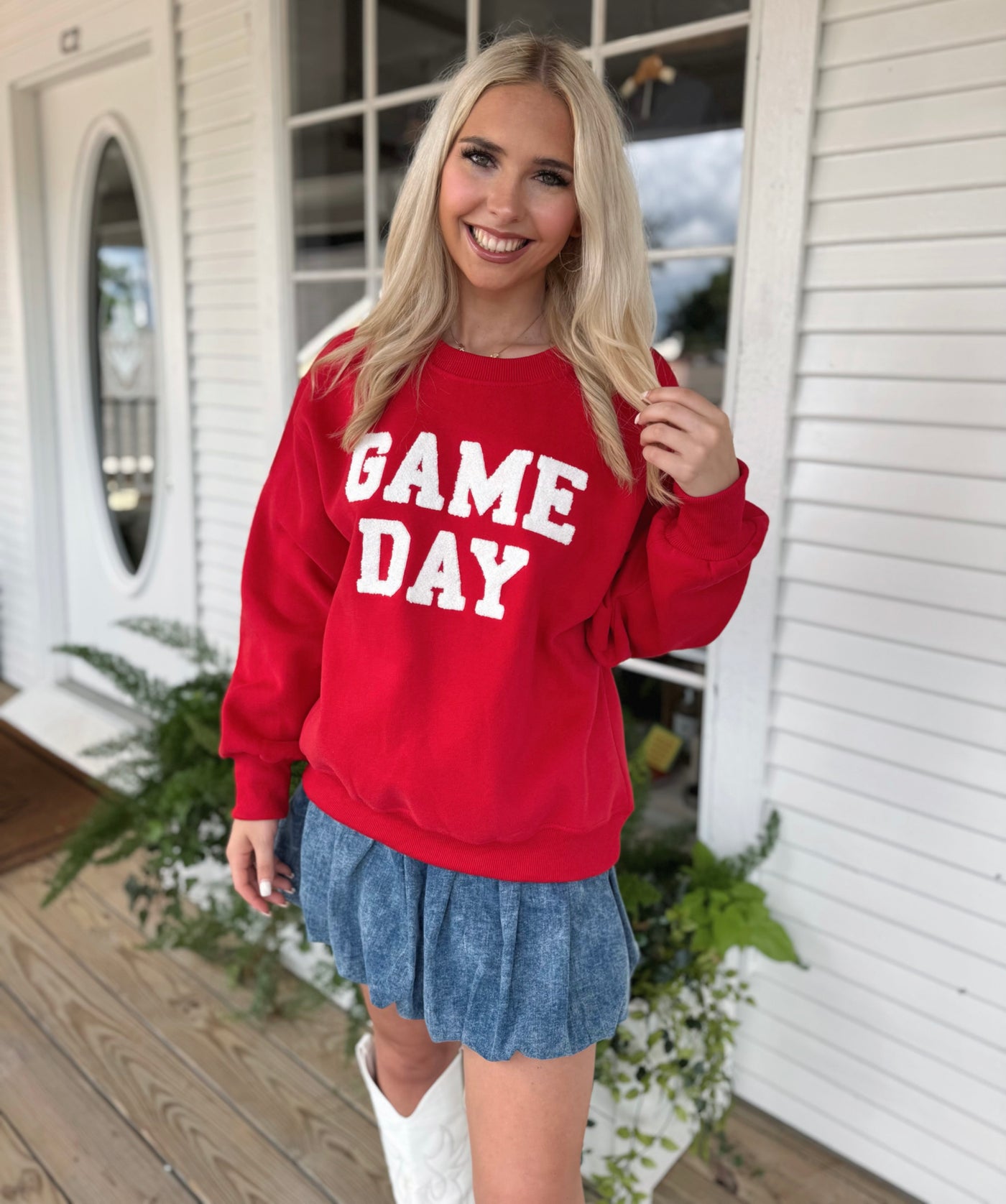 Red Game Day Sweatshirt