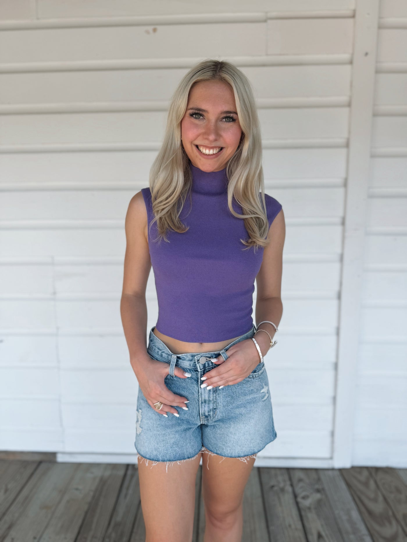 Purple Gameday Sweater Top