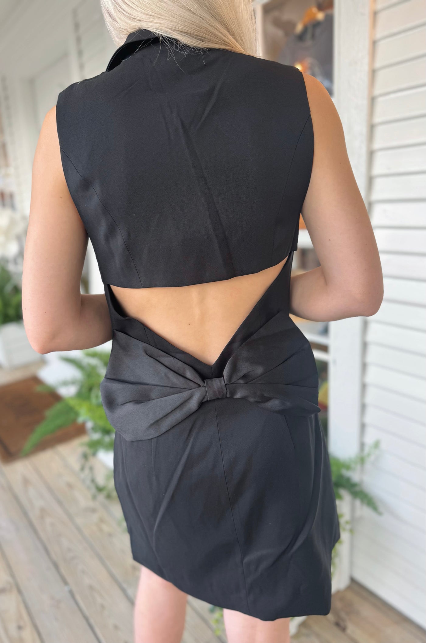 Black Collared Dress