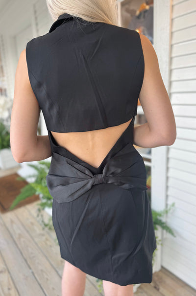 Black Collared Dress