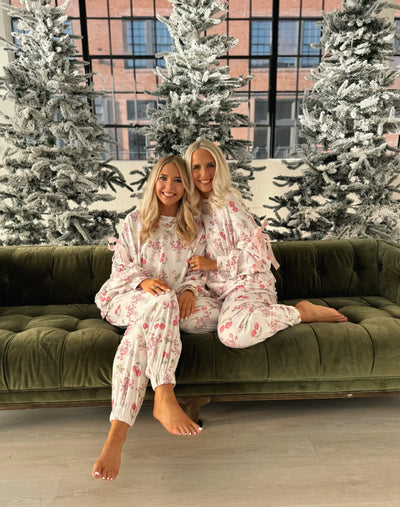 Santa Martini Glass Pajamas