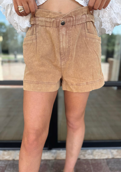 Brown shorts