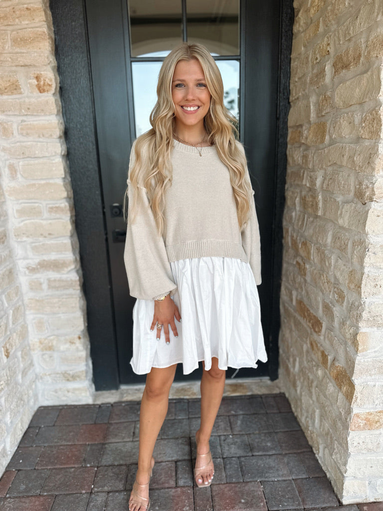 Oversized Sweater Dress  Dear Darlin