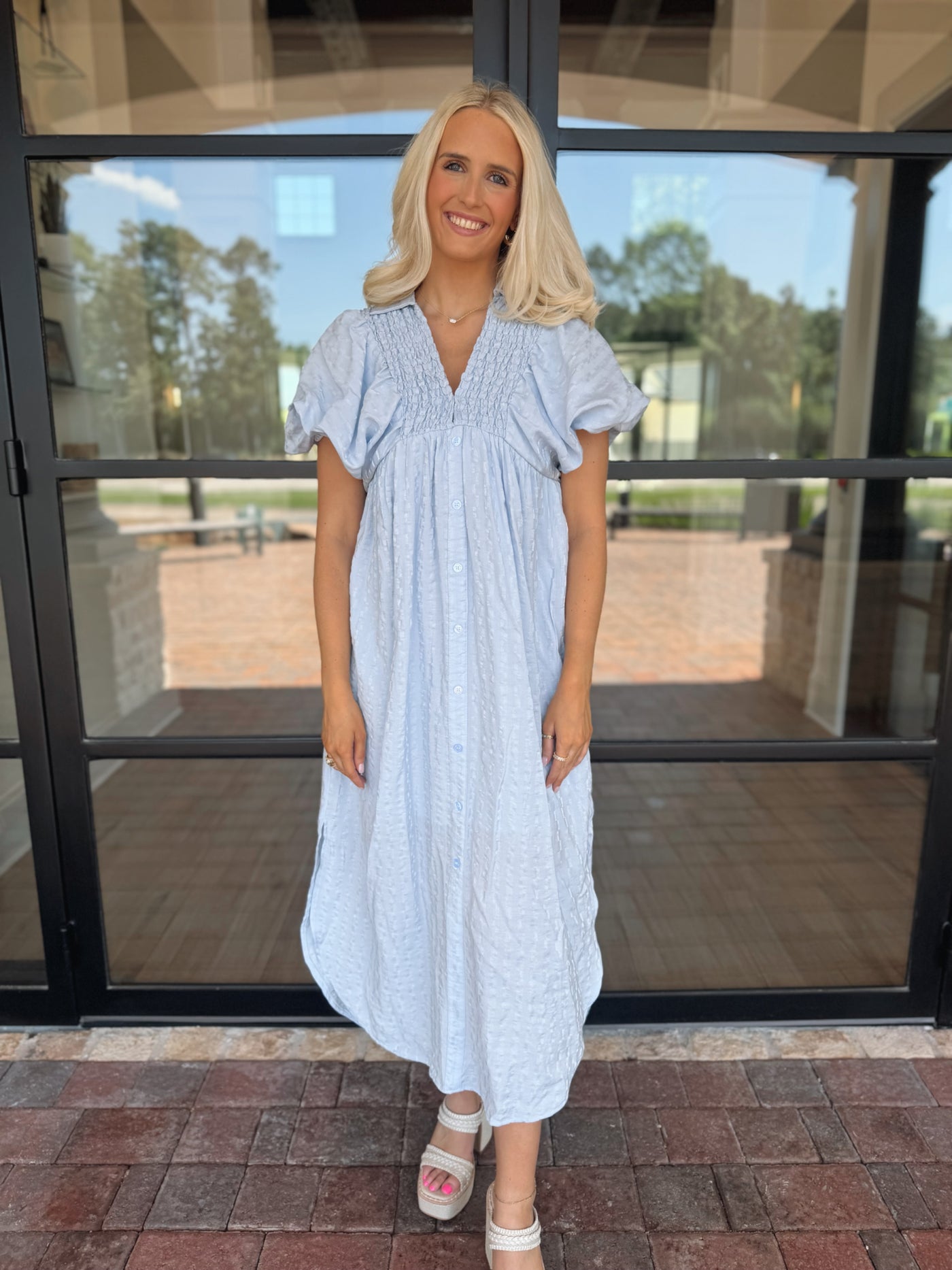 Light Blue Maxi Dress