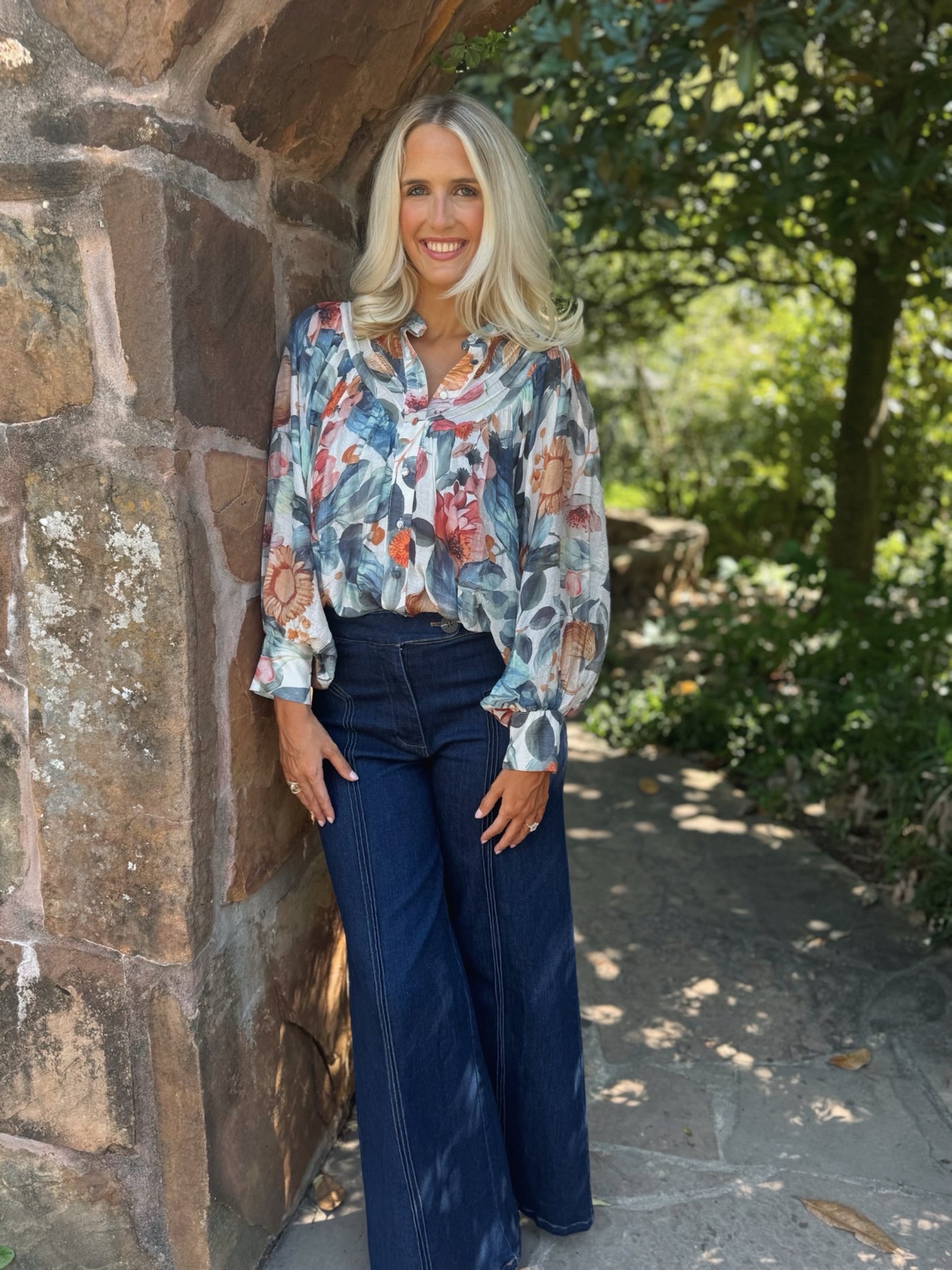 Multi Floral Blouse