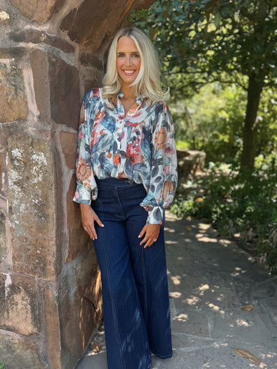 Multi Floral Blouse