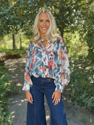 Multi Floral Blouse