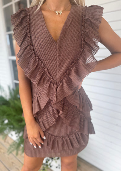 Taylor Brown Mini Dress
