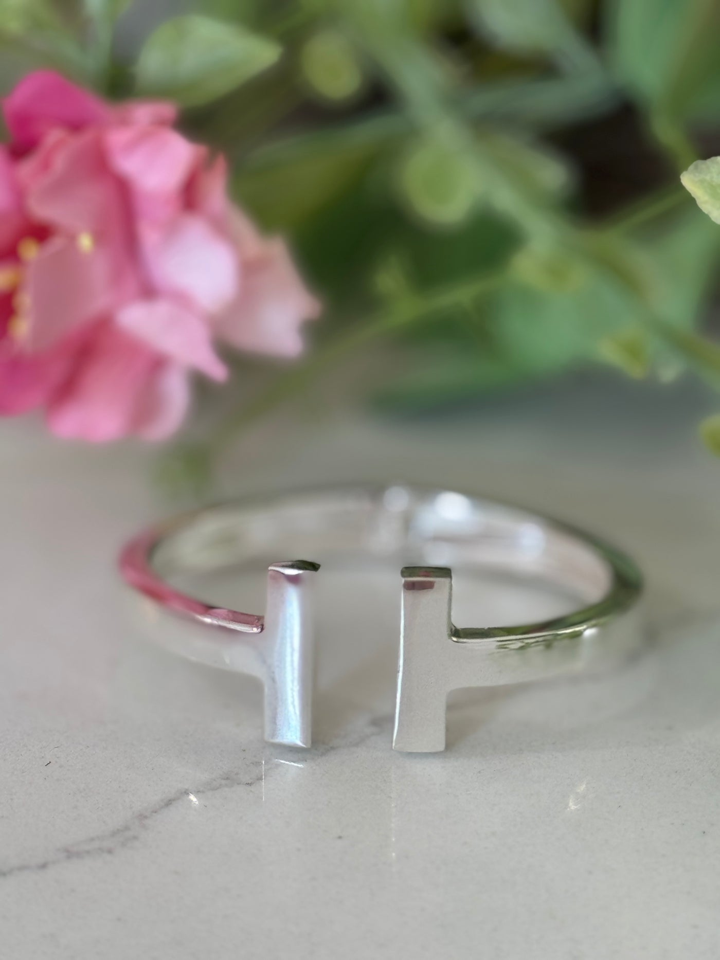 Silver Bangle Cuff Bracelet