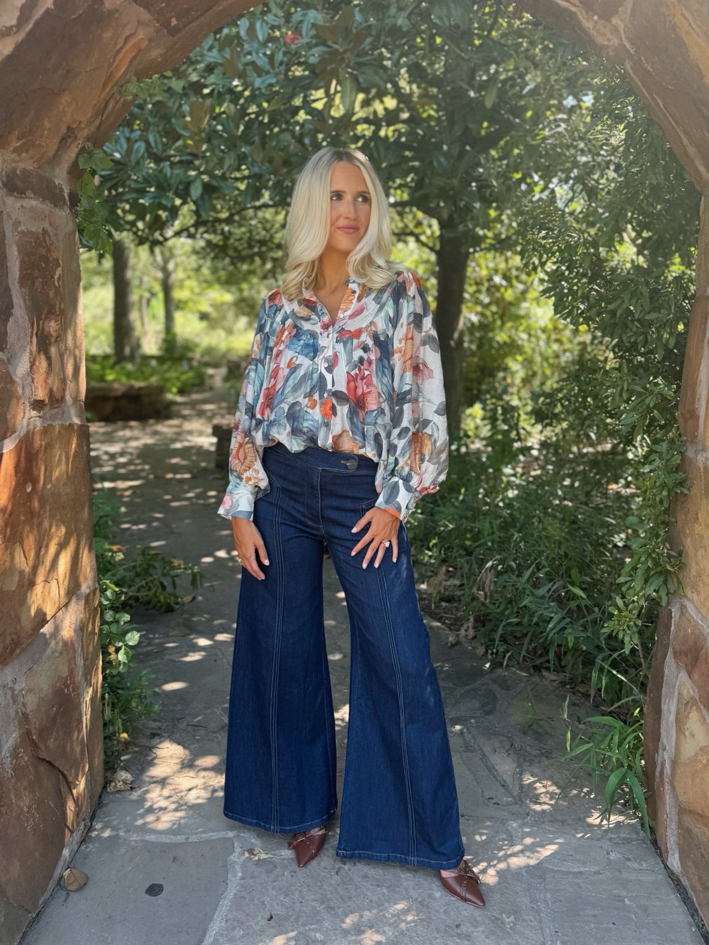 Multi Floral Blouse