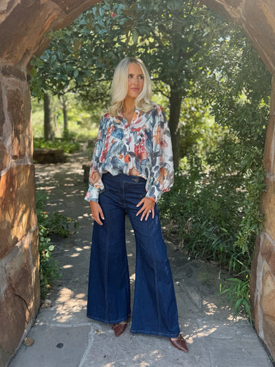 Multi Floral Blouse