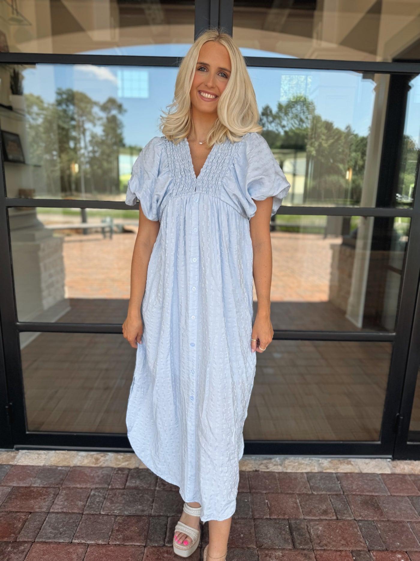 Light Blue Maxi Dress