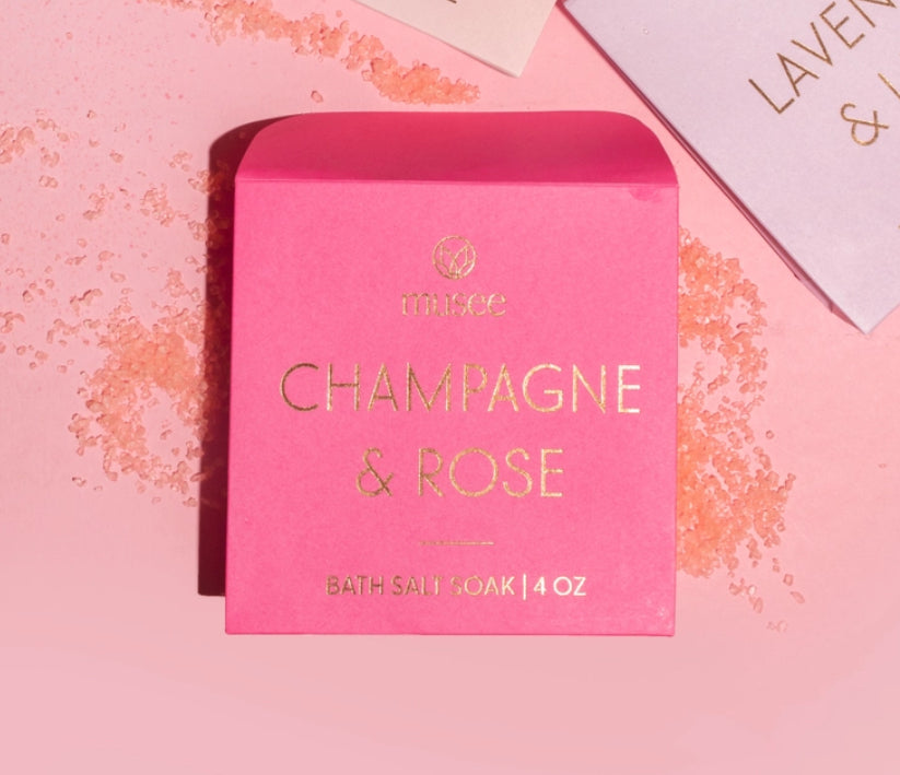 Champagne & Rose Mini Bath Salts