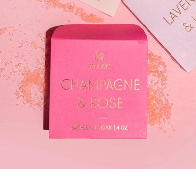 Champagne & Rose Mini Bath Salts