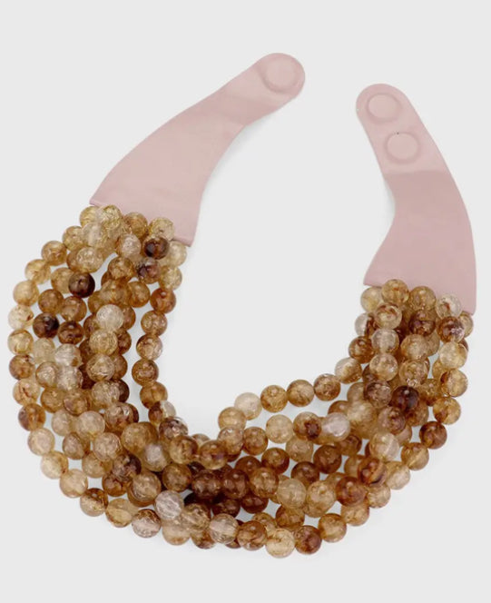 Chunky Beaded Layered Necklace