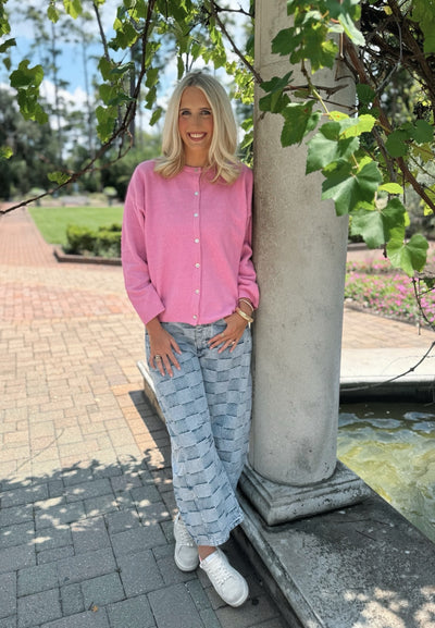 Bubble Gum Pink Sweater