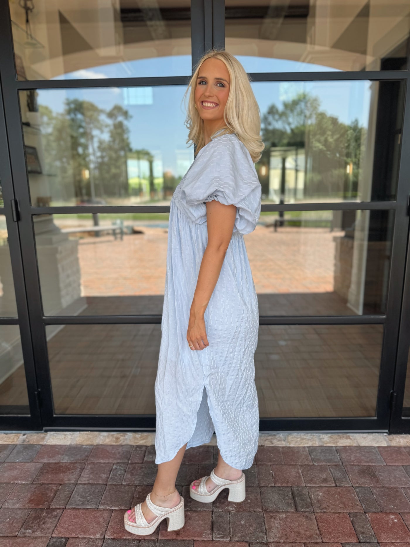 Light Blue Maxi Dress
