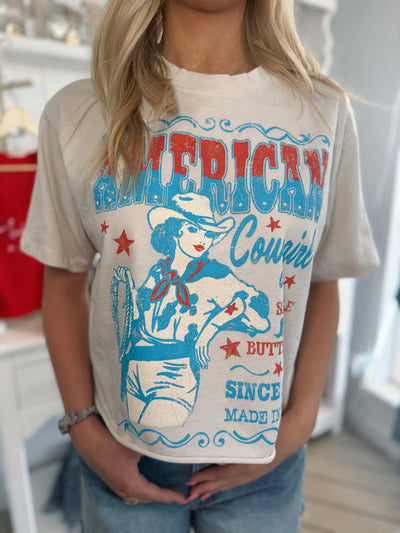 American Cowgirl Graphic T-Shirt