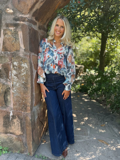 Multi Floral Blouse