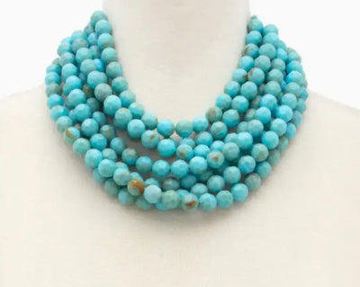 Chunky Beaded Layered Necklace