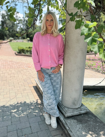 Bubble Gum Pink Sweater