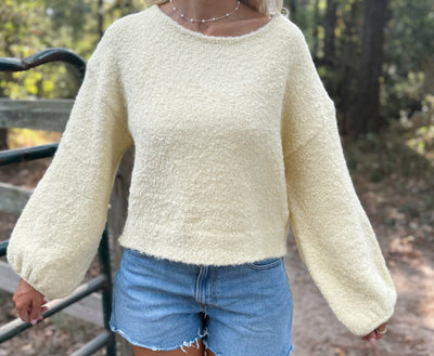 Butter Yellow Sweater