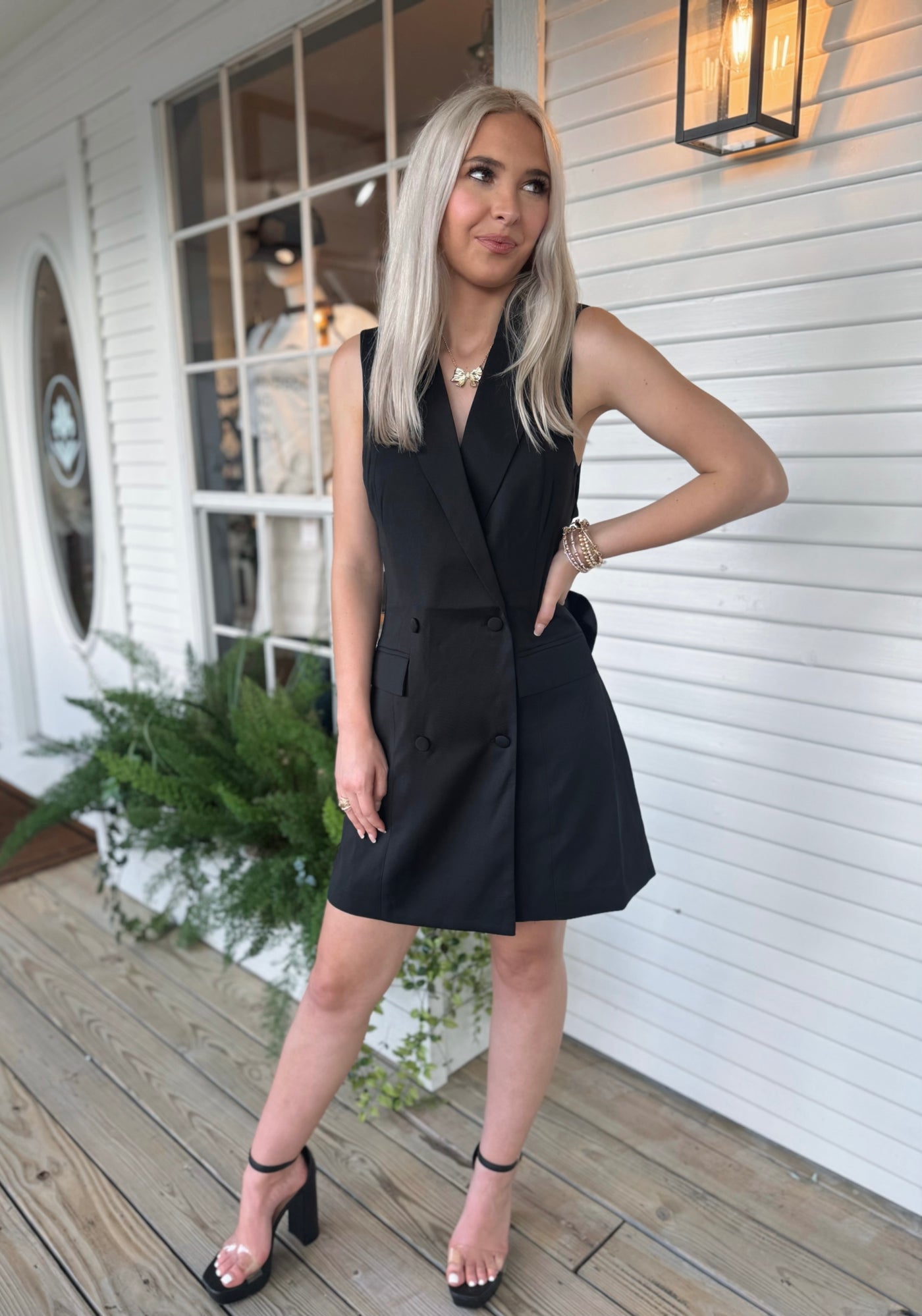 Black Collared Dress