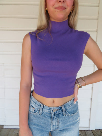 Purple Gameday Sweater Top