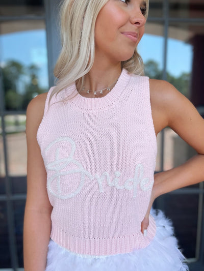 Bride Scripted Top