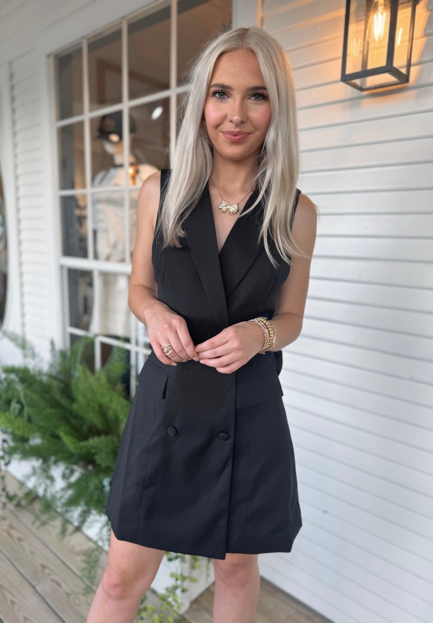 Black Collared Dress
