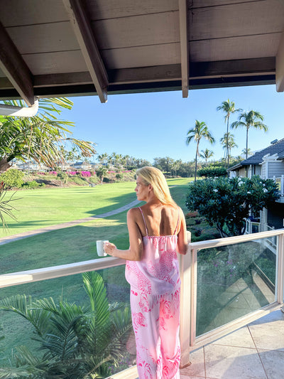 Pink Leopard Pajama Set