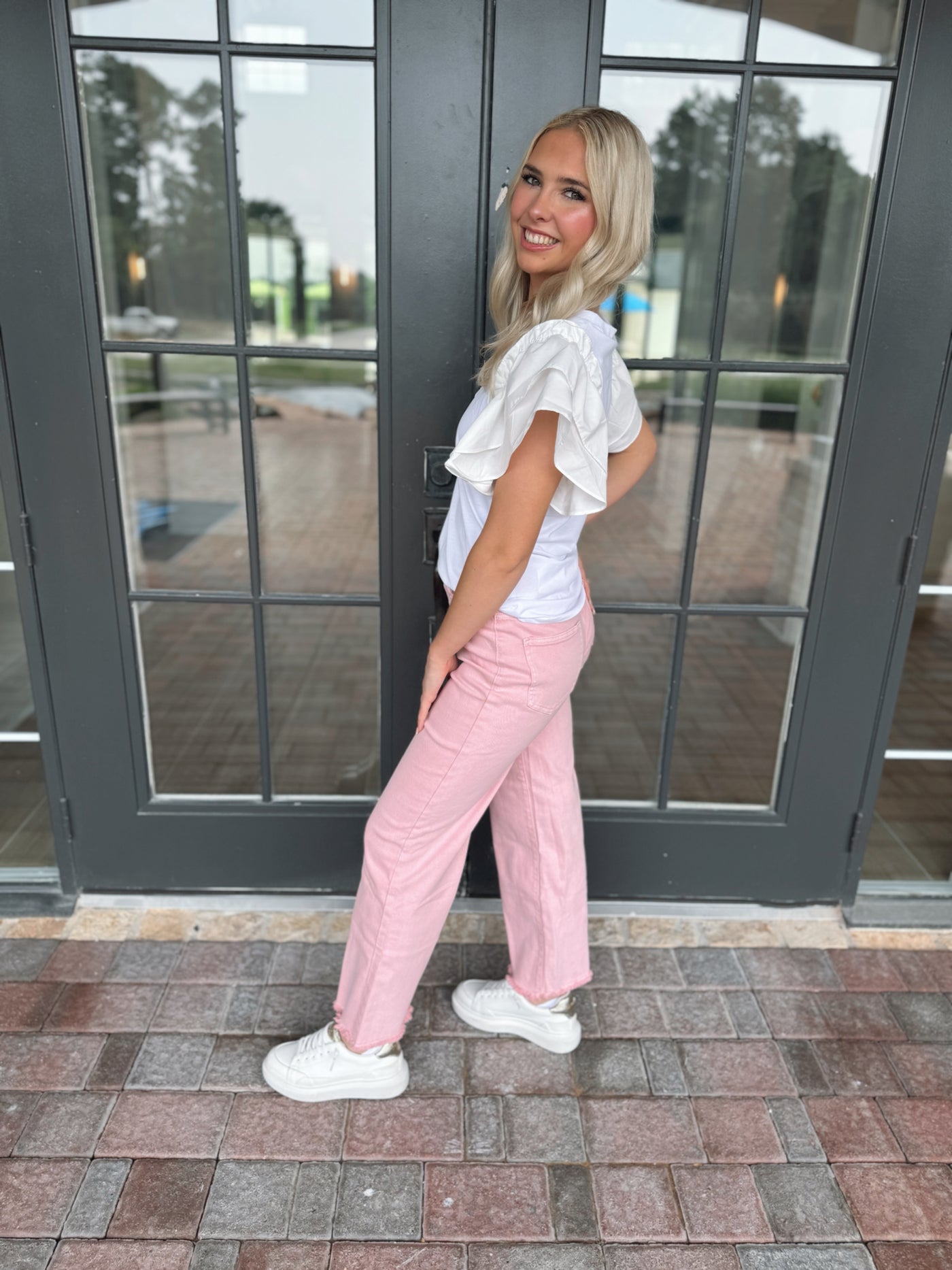 Light Pink Denim Pants