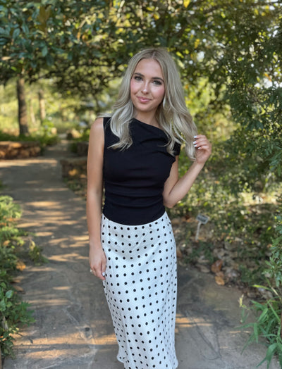 Black OTS Top