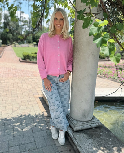 Bubble Gum Pink Sweater